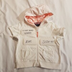 Vineyard Vines girls hooded top 4T